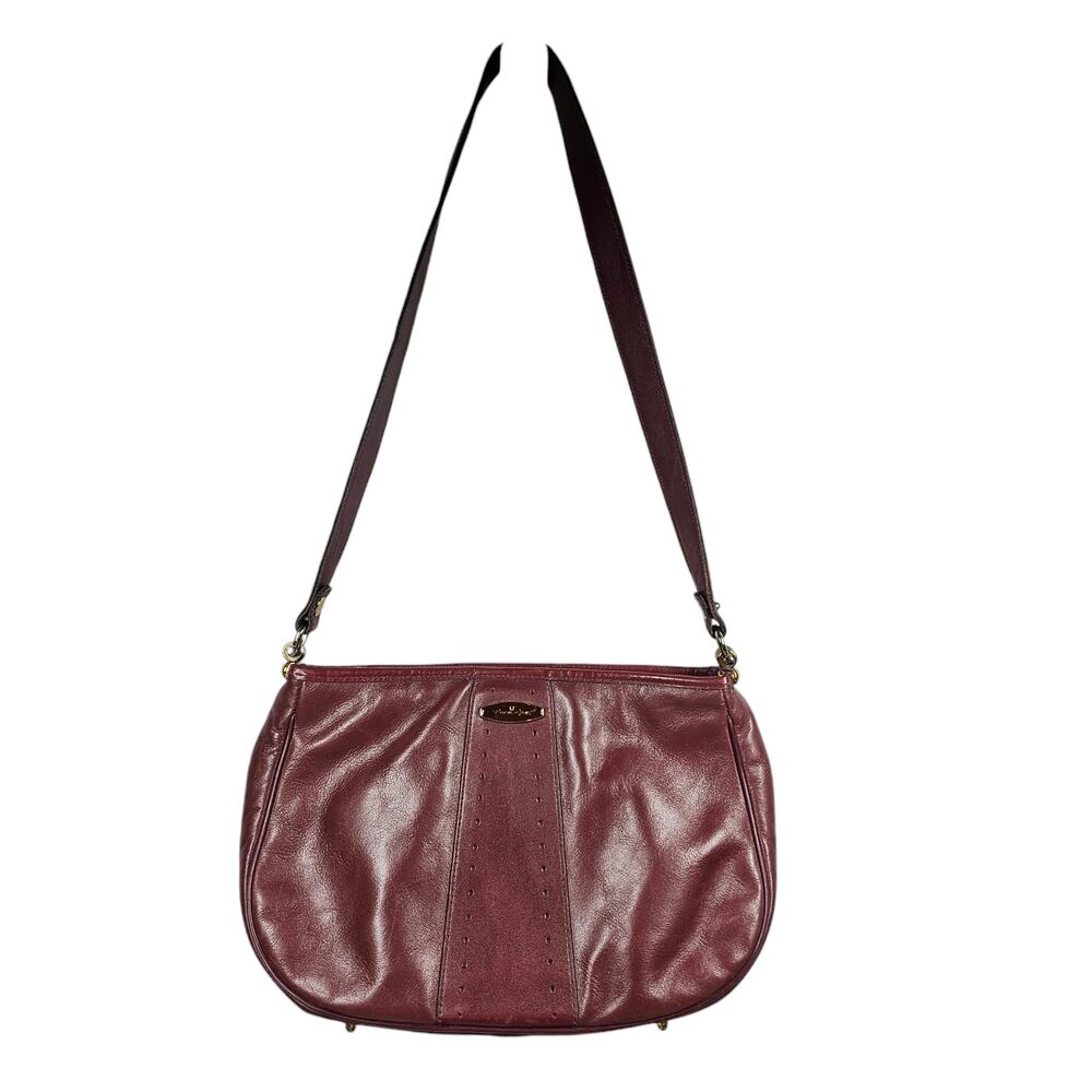 Etienne Aigner Vintage Cordovan Leather Over-the-Shoulder Handbag